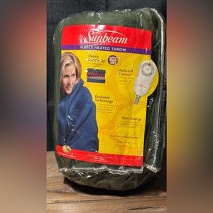 Sunbeam fleece heated throw